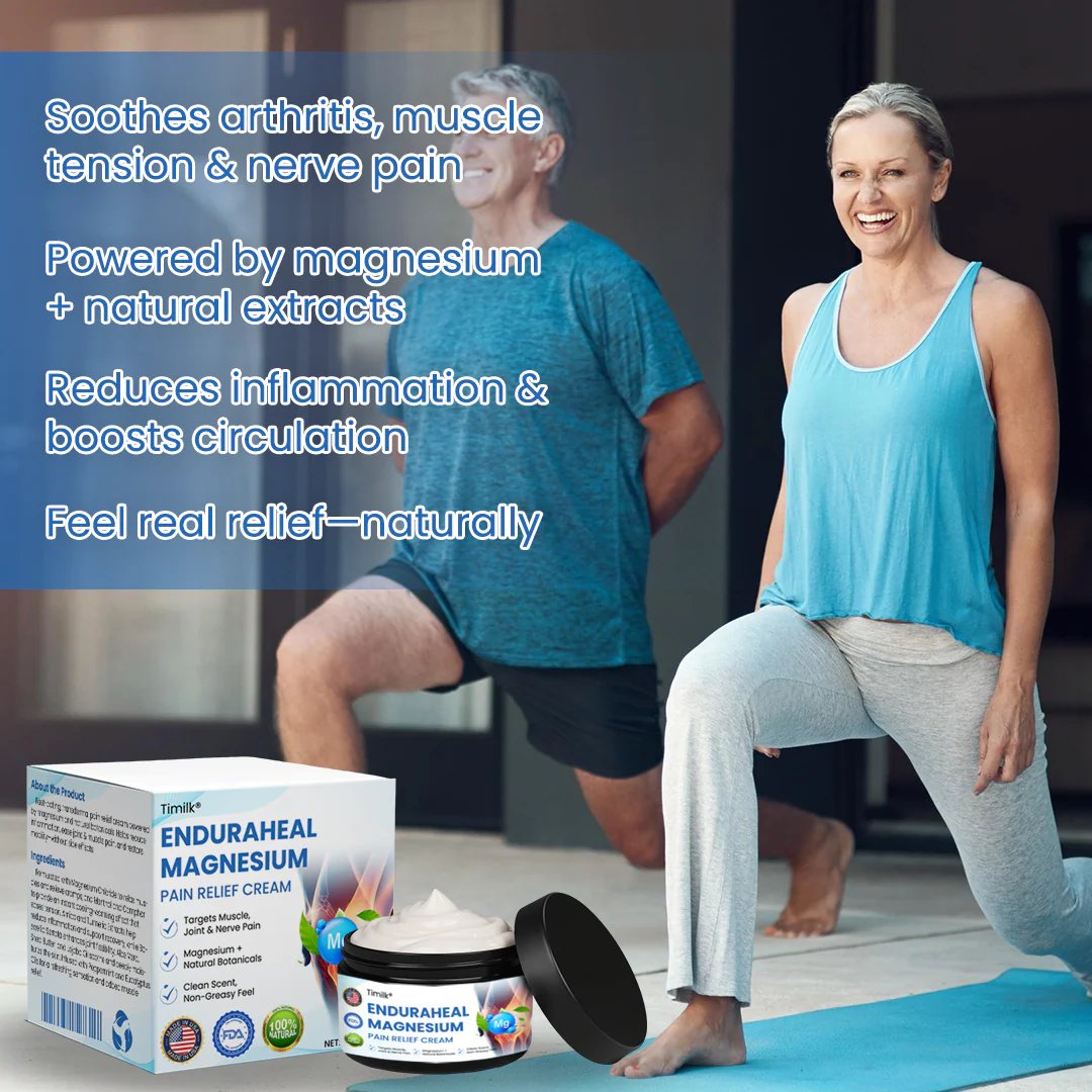 EnduraHeal Magnesium Pain Relief Cream (Treats Arthritis, Neuropathy, Rheumatism, Sports Injuries & More)