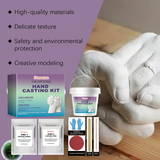 💞 Create a Lasting Memory – DIY Hand Casting Kit