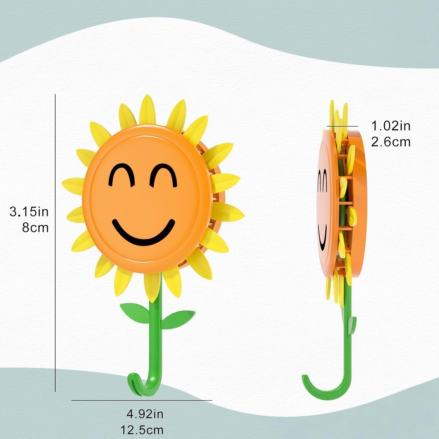 🌻 Sunflower Wall Hooks