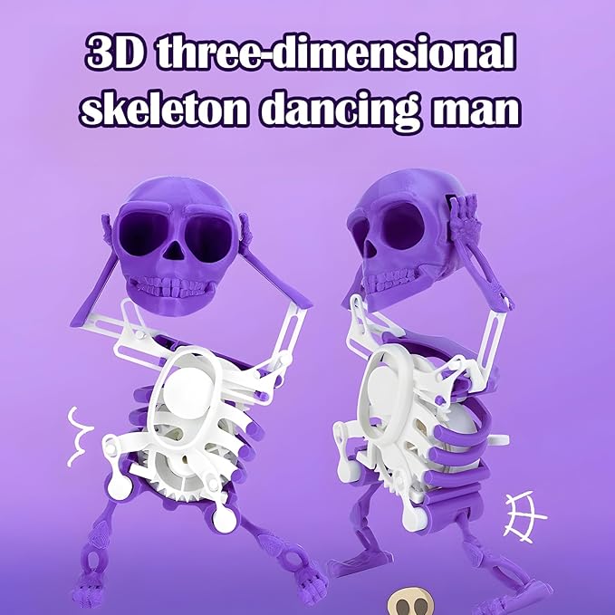3D Dancing Skeleton Toy