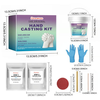 💞 Create a Lasting Memory – DIY Hand Casting Kit
