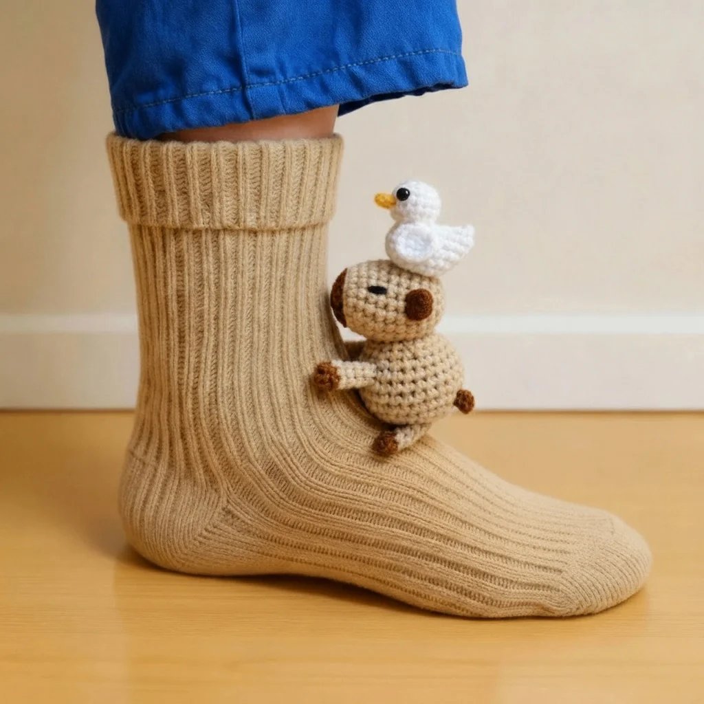 🎅Christmas Sale 49% Off - 🎄3D Knit Animal Socks