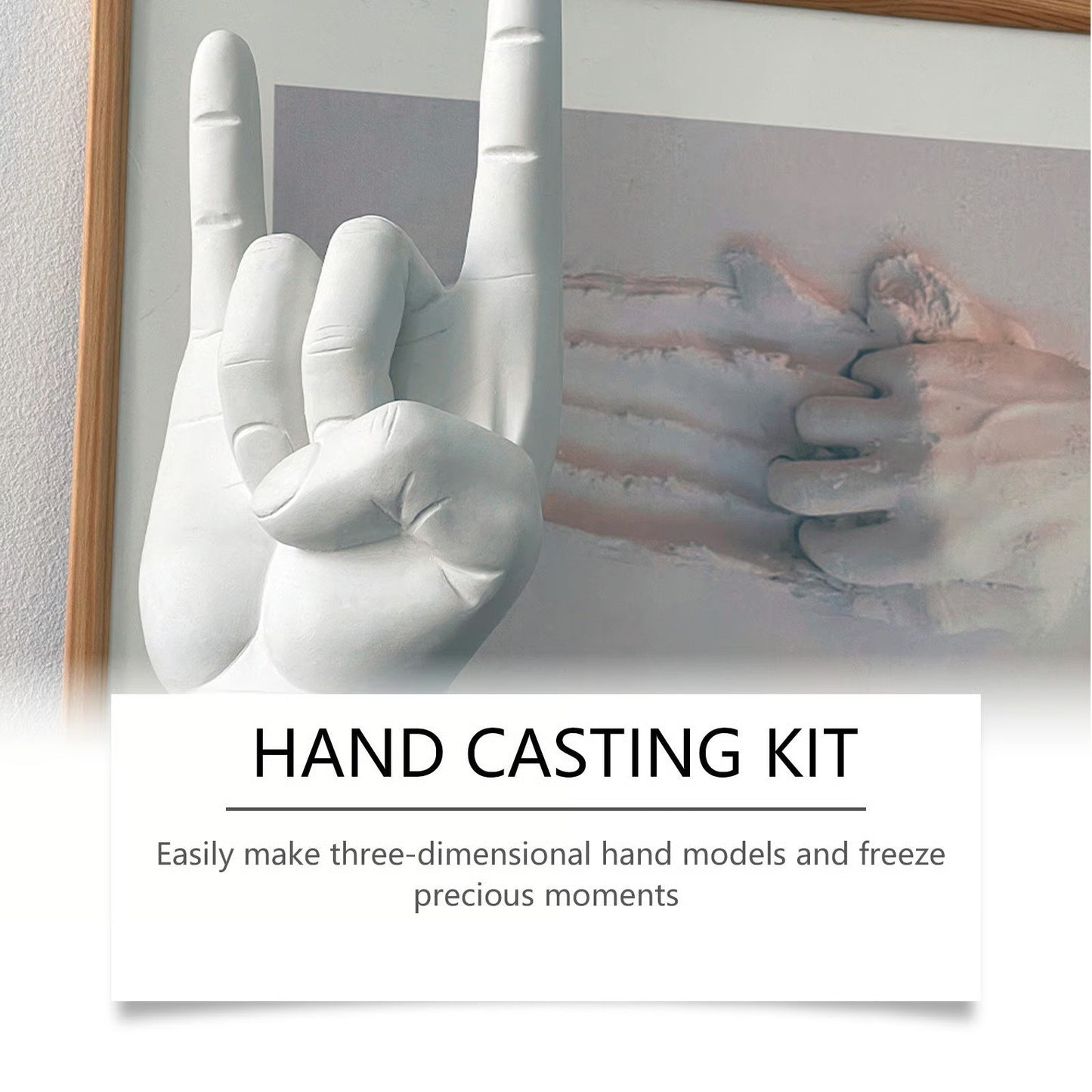 💞 Create a Lasting Memory – DIY Hand Casting Kit