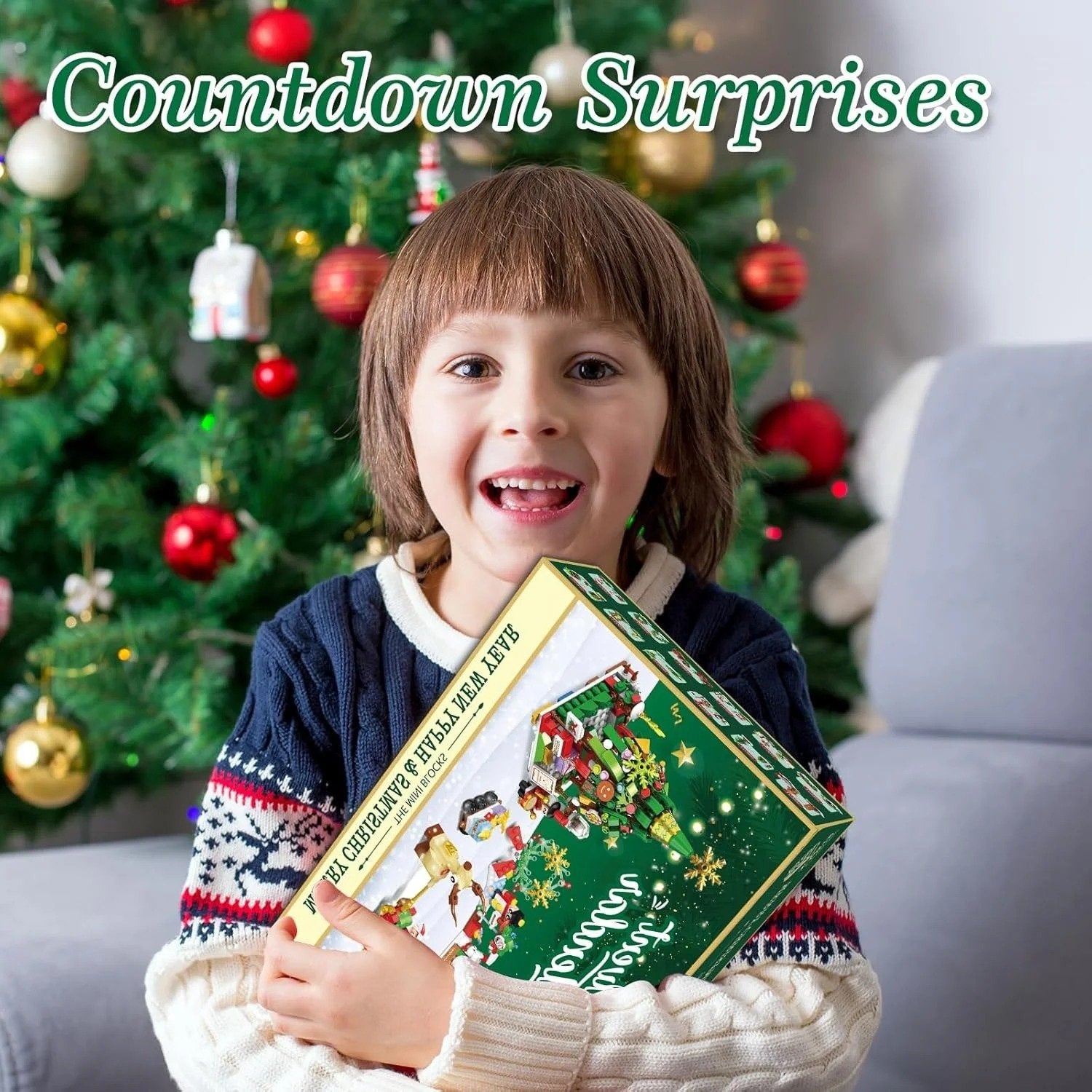 🎄 Advent Calendar – Christmas Building Block Set