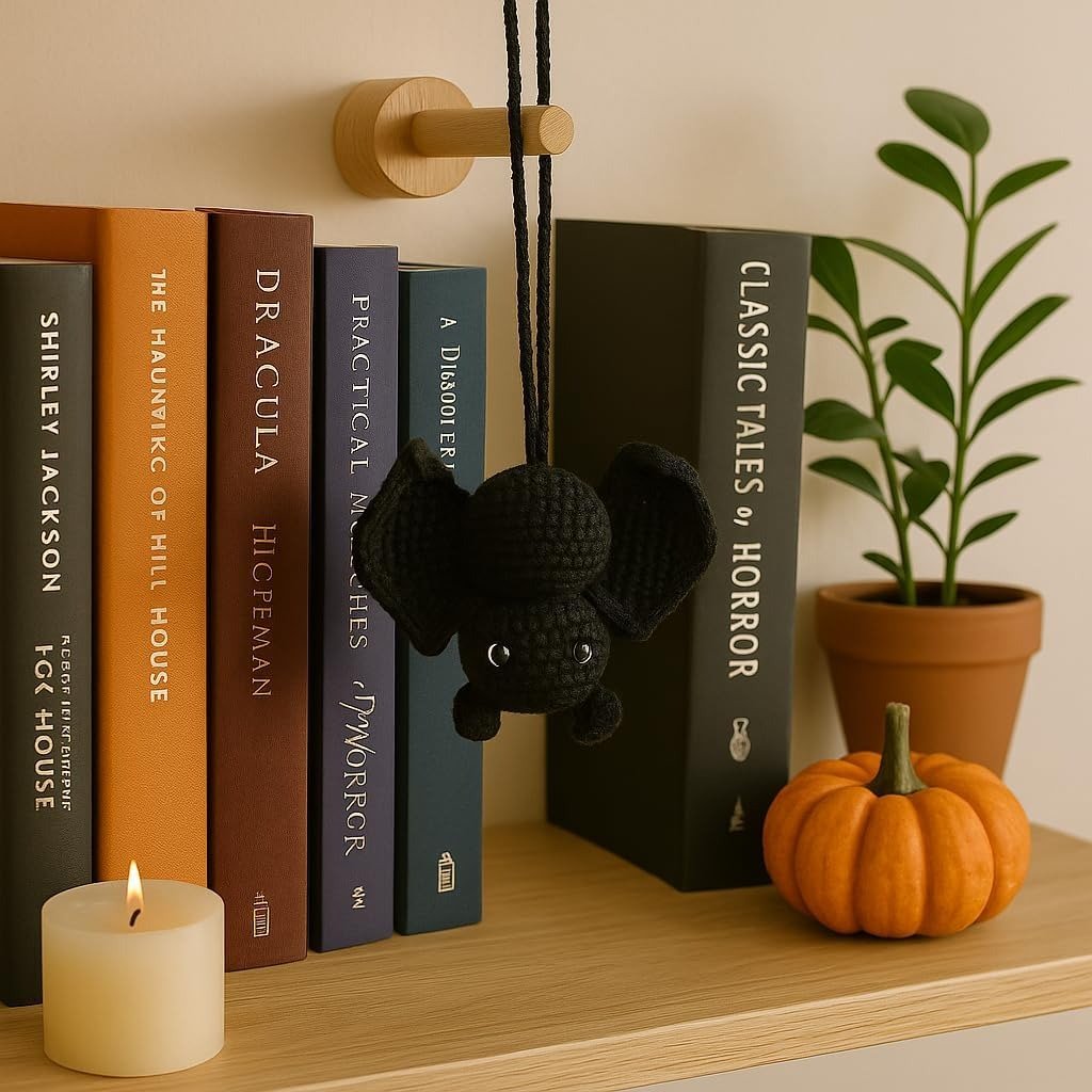 🦇Handmade Crochet Bat-for Car, Backpack, Wall, Shelf