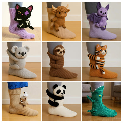 🎅Christmas Sale 49% Off - 🎄3D Knit Animal Socks