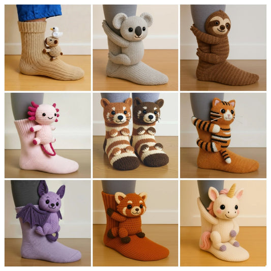 🎅Christmas Sale 49% Off - 🎄3D Knit Animal Socks