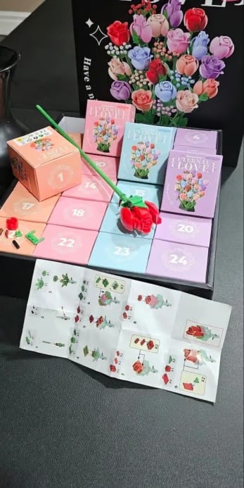 🌸Flower Building Block Advent Calendar