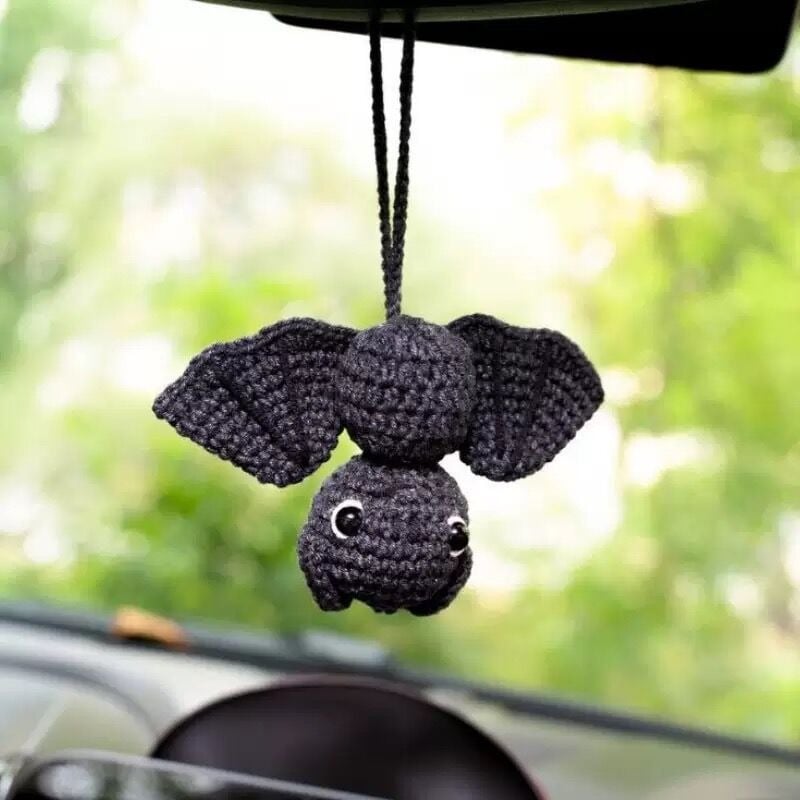 🦇Handmade Crochet Bat-for Car, Backpack, Wall, Shelf