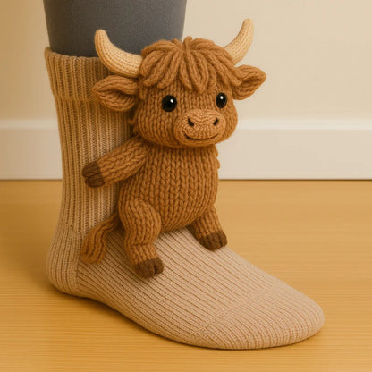 🎅Christmas Sale 49% Off - 🎄3D Knit Animal Socks