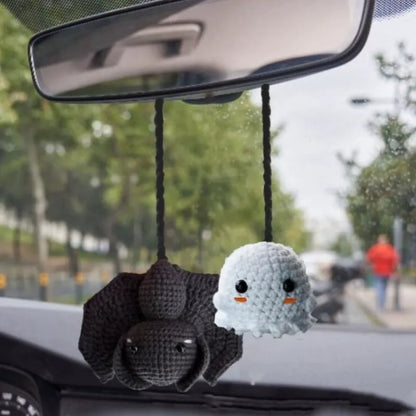 🦇Handmade Crochet Bat-for Car, Backpack, Wall, Shelf