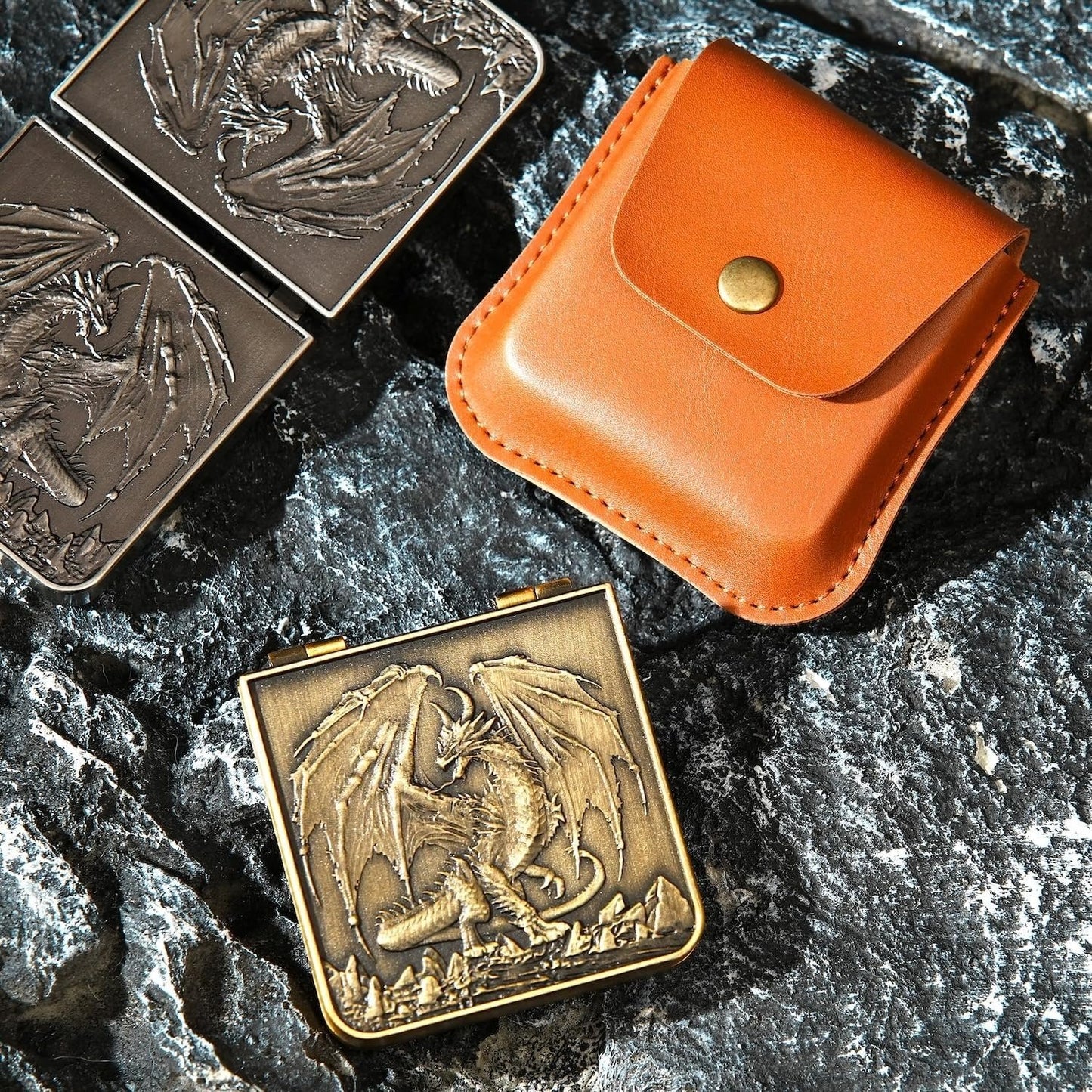 🎲 7-in-1 Metal Spinner Dice Set