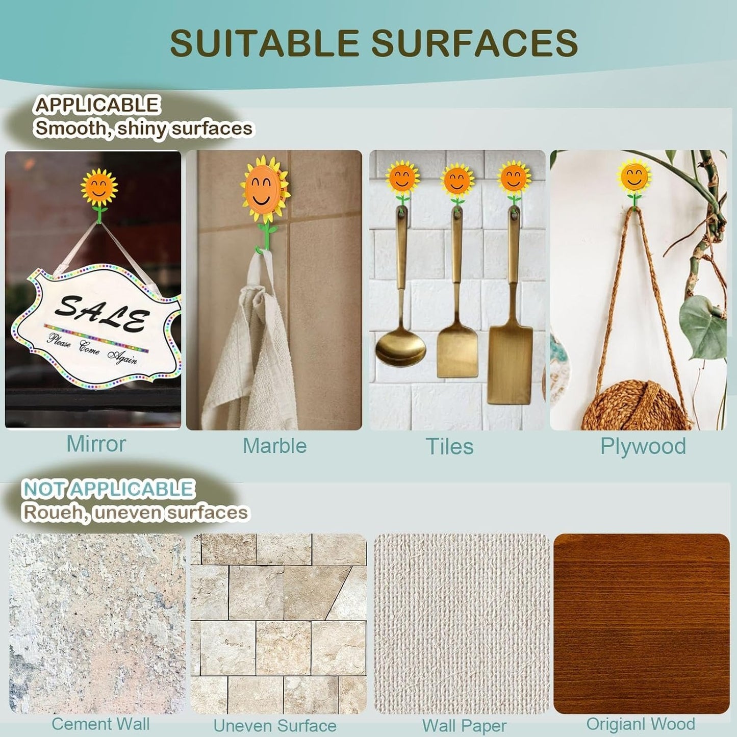 🌻 Sunflower Wall Hooks