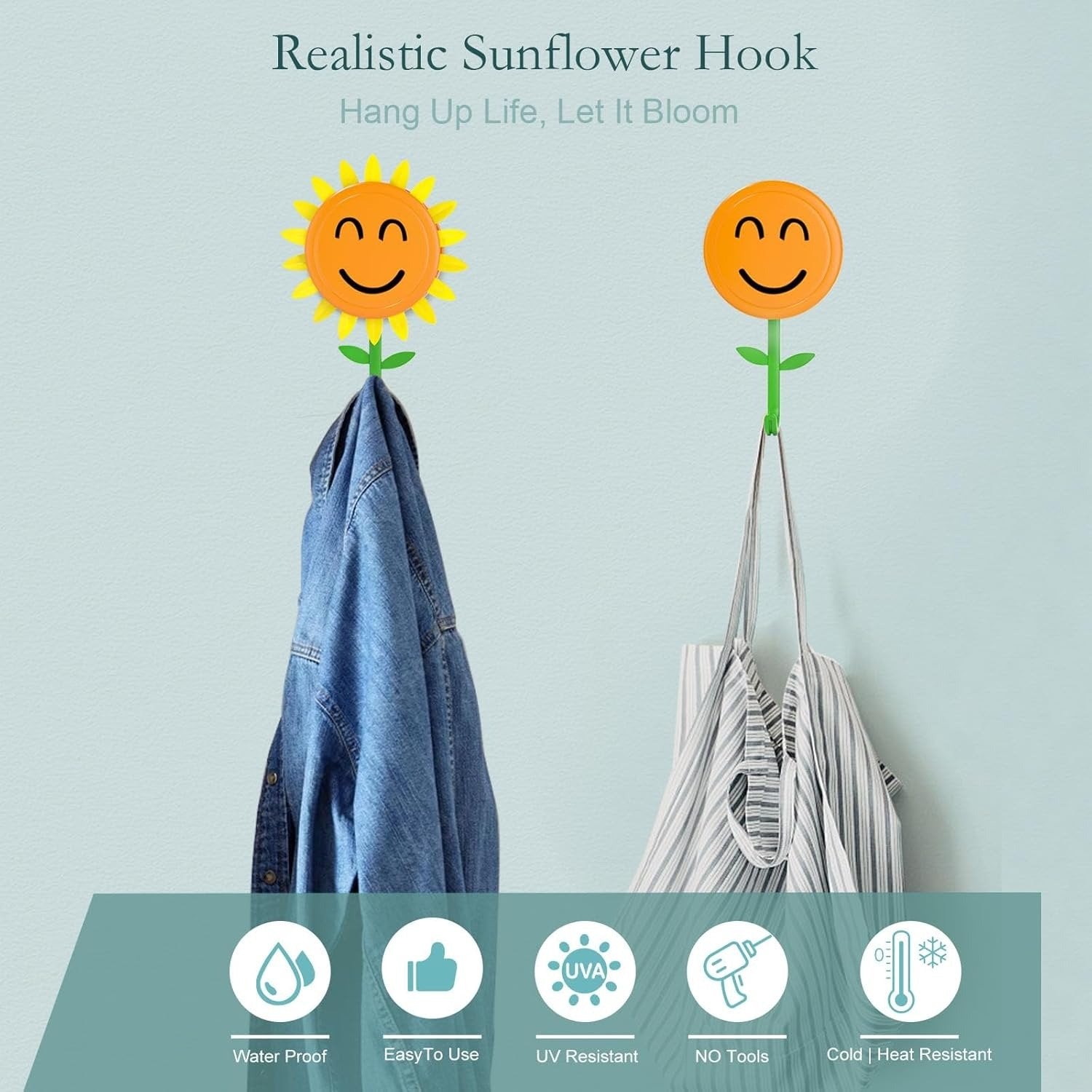 🌻 Sunflower Wall Hooks