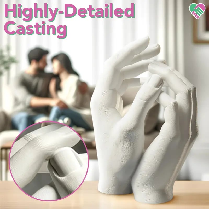 💞 Create a Lasting Memory – DIY Hand Casting Kit