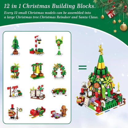 🎄 Advent Calendar – Christmas Building Block Set