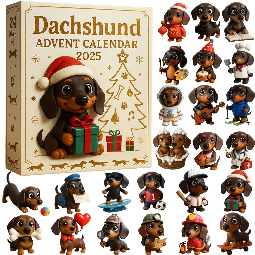 🔥Limited Edition- 🐾Dachshund Advent Calendar 2025
