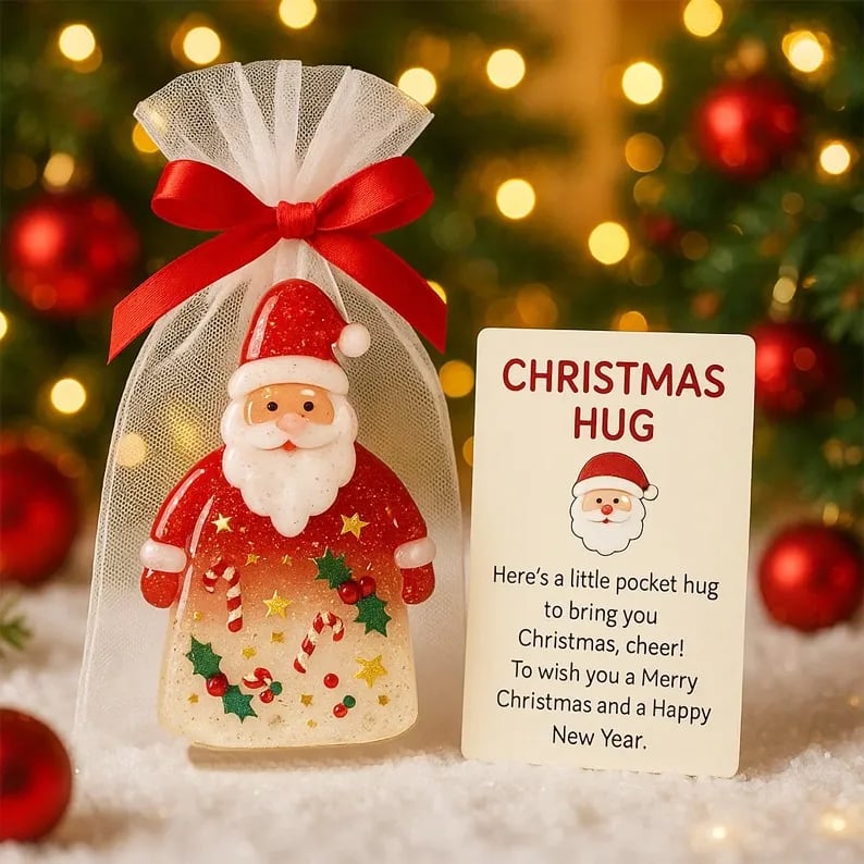 🔥Last Day: BUY 3 GET 1 FREE - 🎁Little Pocket Christmas Hug💕Warm Their Heart This Season