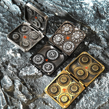 🎲 7-in-1 Metal Spinner Dice Set