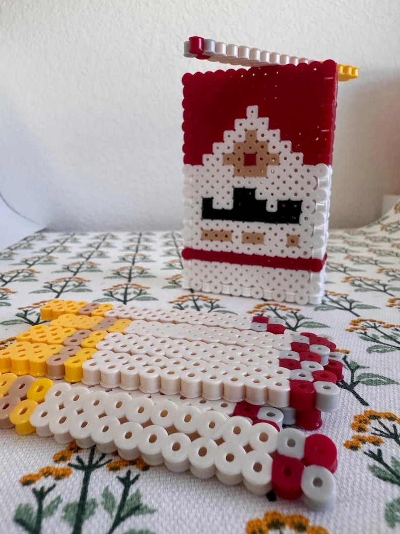 Kandi Cigarette Box - Collectible Perler Trading box