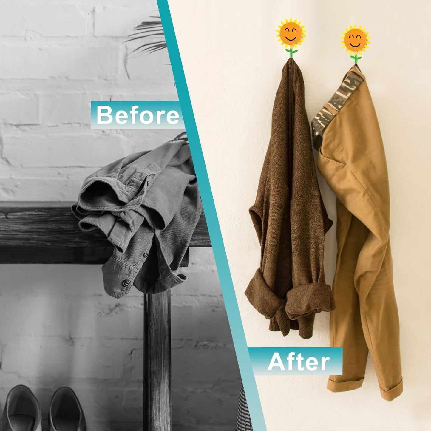 🌻 Sunflower Wall Hooks