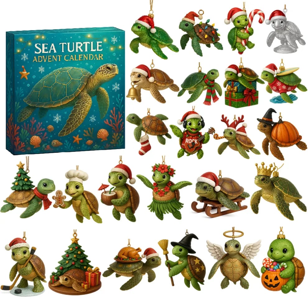 🎄Christmas Pre-Sale 49% OFF - 🌊🐢Sea Turtle Advent Calendar