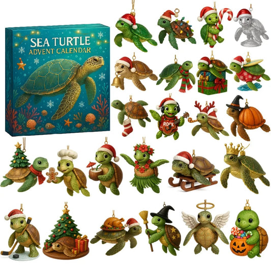 🎄Christmas Pre-Sale 49% OFF - 🌊🐢Sea Turtle Advent Calendar