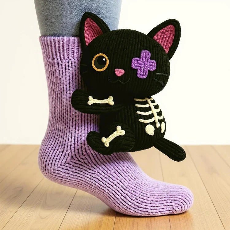 🎅Christmas Sale 49% Off - 🎄3D Knit Animal Socks