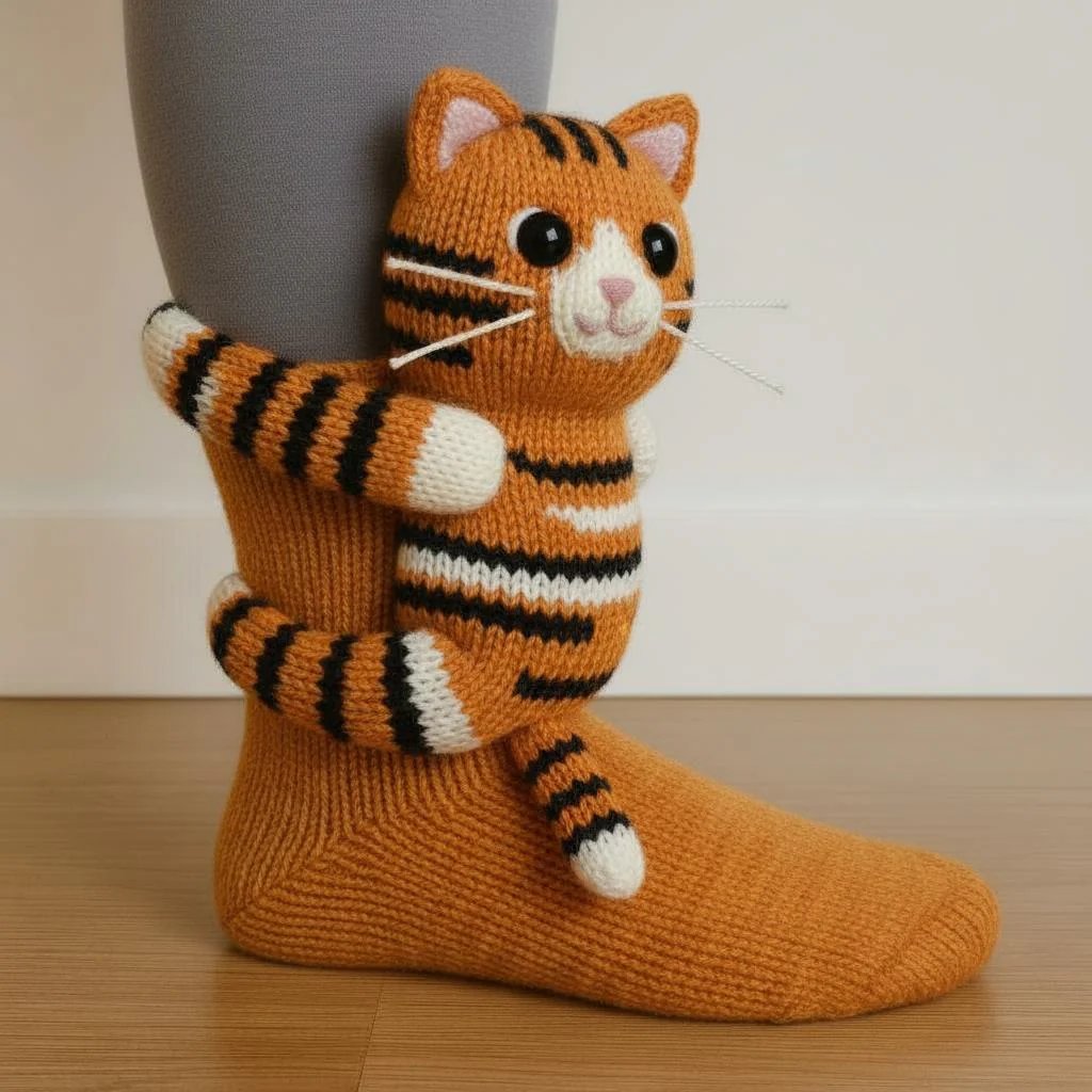 🎅Christmas Sale 49% Off - 🎄3D Knit Animal Socks